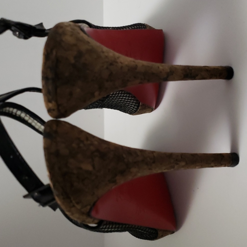 Christian Louboutin Cork Heels - Picture 6 of 10